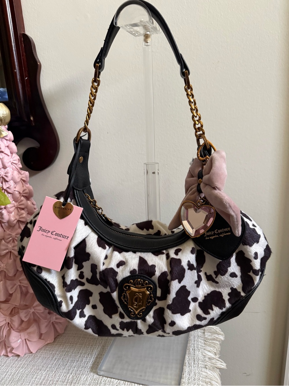 Juicy Couture Romance Cow Hobo